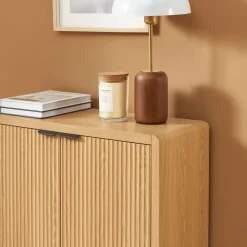 PAULA Buffet 2 portes en bois L75cm