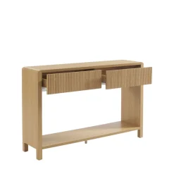 PAULA Console 2 tiroir en bois L120cm