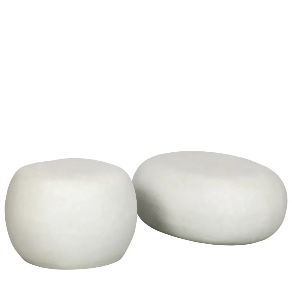 PEBBLE Table basse en fibre d'argile ø50cm
