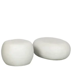 PEBBLE Table basse organique en fibre d'argile