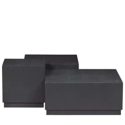PIM Lot de 3 tables basses en bois