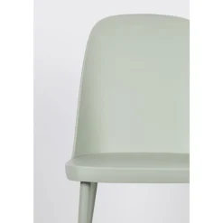 PIP Lot de 2 chaises en résine et métal