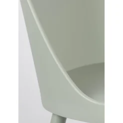 PIP Lot de 2 chaises en résine et métal