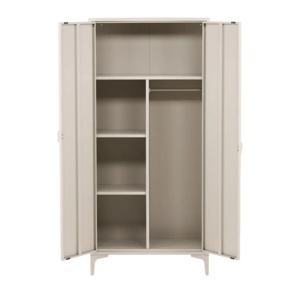 PIRING Armoire 2 portes en métal H183cm