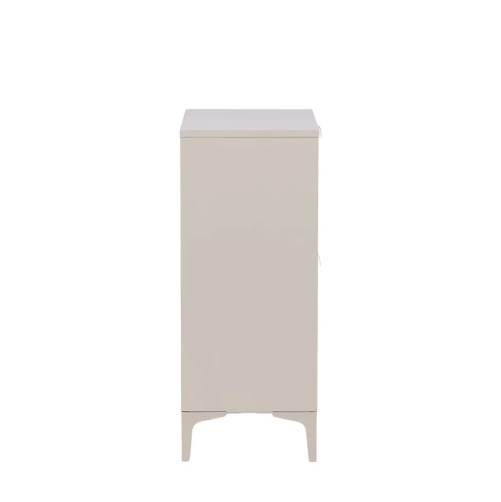 PIRING Commode 4 tiroirs en métal L78cm