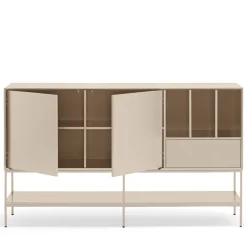 PLATT Buffet 2 portes en bois et métal L166 cm