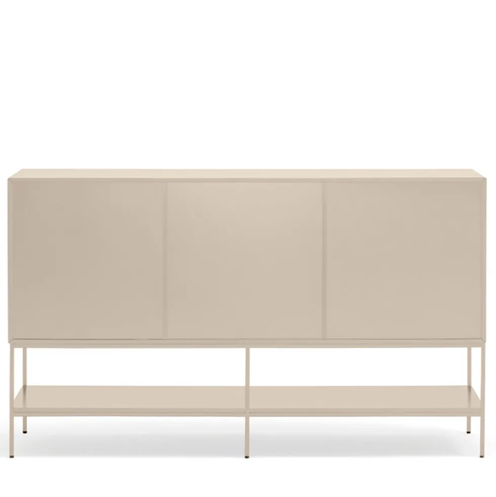 PLATT Buffet 2 portes en bois et métal L166 cm