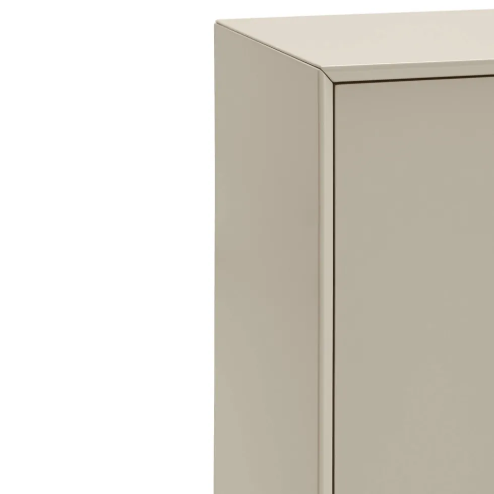 PLATT Buffet 2 portes en bois et métal L166 cm