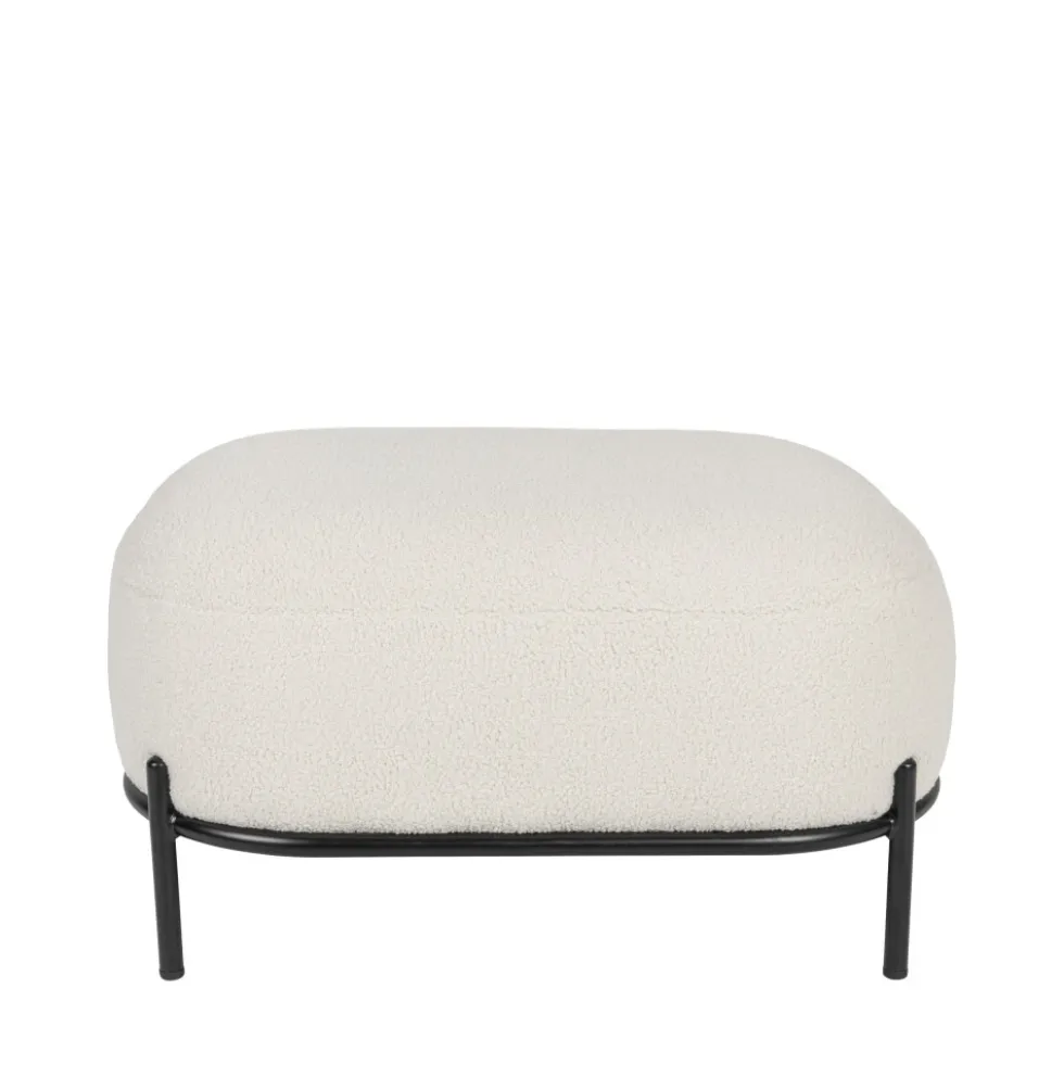 POLLYRepose-pieds en tissu bouclette