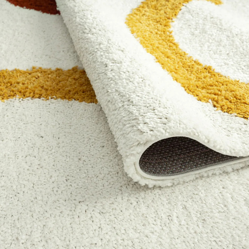 POPY Tapis contemporain aux formes géométriques