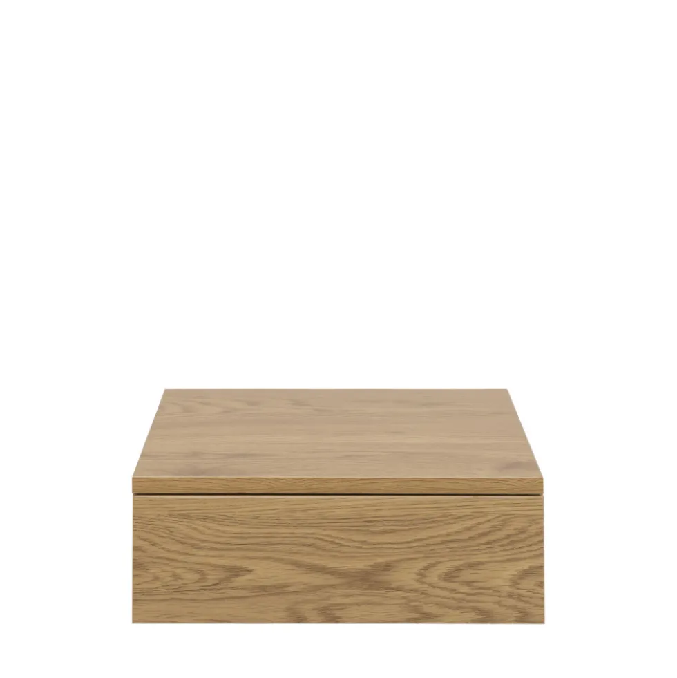 PUERTO Table de chevet murale 1 tiroir en bois