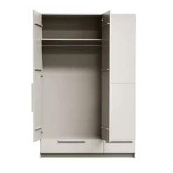 PURE Armoire 3 portes en bois H215cm