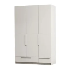 PURE Armoire 3 portes en bois H215cm
