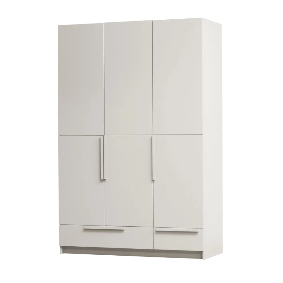 PURE Armoire 3 portes en bois H215cm