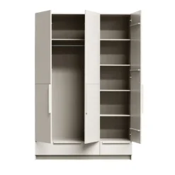 PURE Armoire 3 portes en bois H215cm