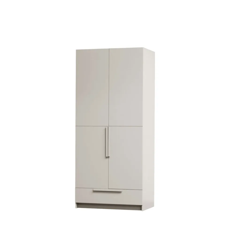 PURE Armoire 2 portes en bois L95cm
