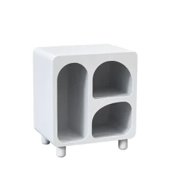RICHIE Table de chevet 3 niches en bois