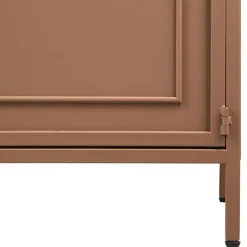 RONJA Vaisselier 2 portes en verre et métal H189cm
