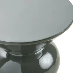 ROSOLINA Table d'appoint ronde en fibre de verre 33,5x33.5cm