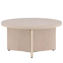 SALTO Table basse ronde en bois ø85cm