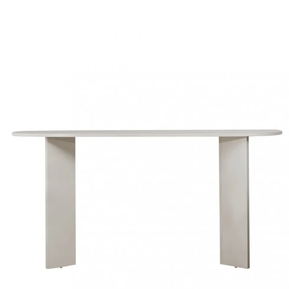 SAM Console ovale en bois L150cm