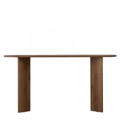 SAM Console ovale en bois L150cm