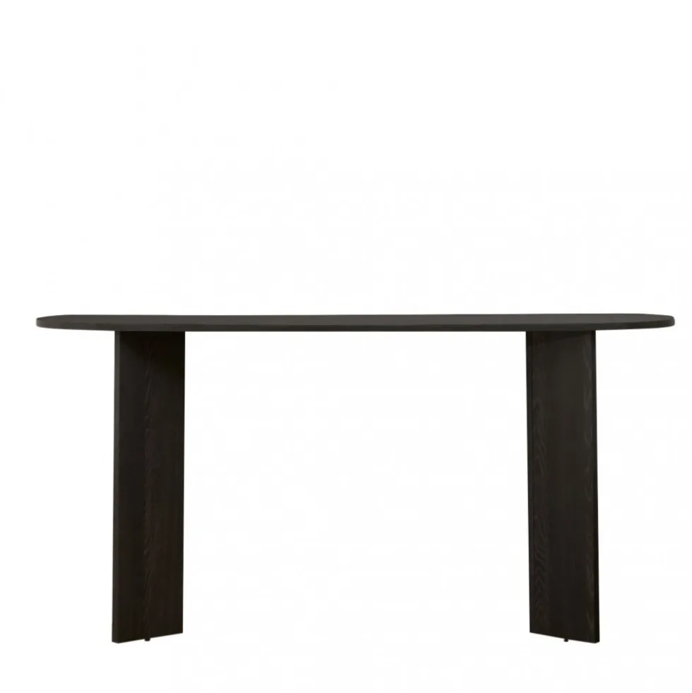 SAM Console ovale en bois L150cm