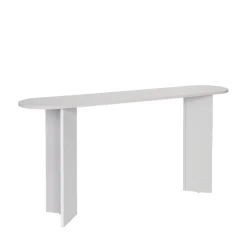 SAM Console ovale en bois L150cm
