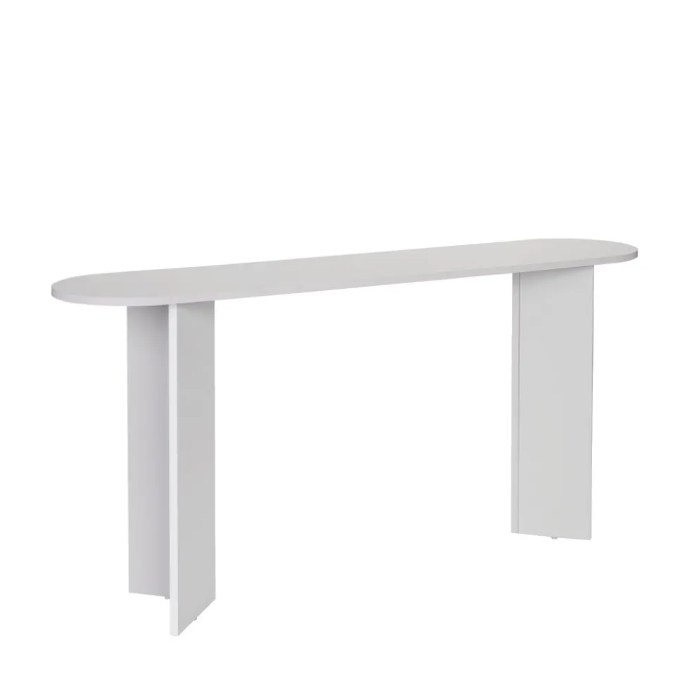 SAM Console ovale en bois L150cm