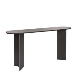 SAM Console ovale en bois L150cm
