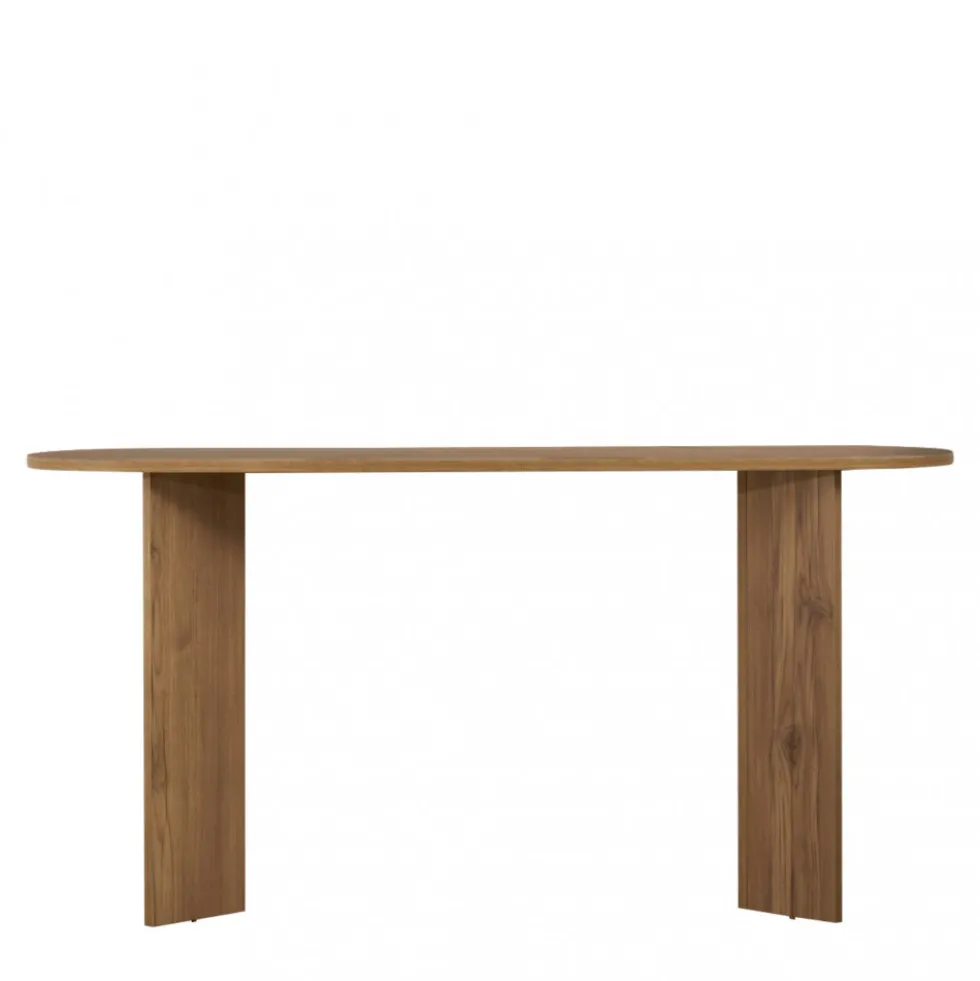 SAM Console ovale en bois L150cm