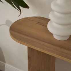 SAM Console ovale en bois L150cm