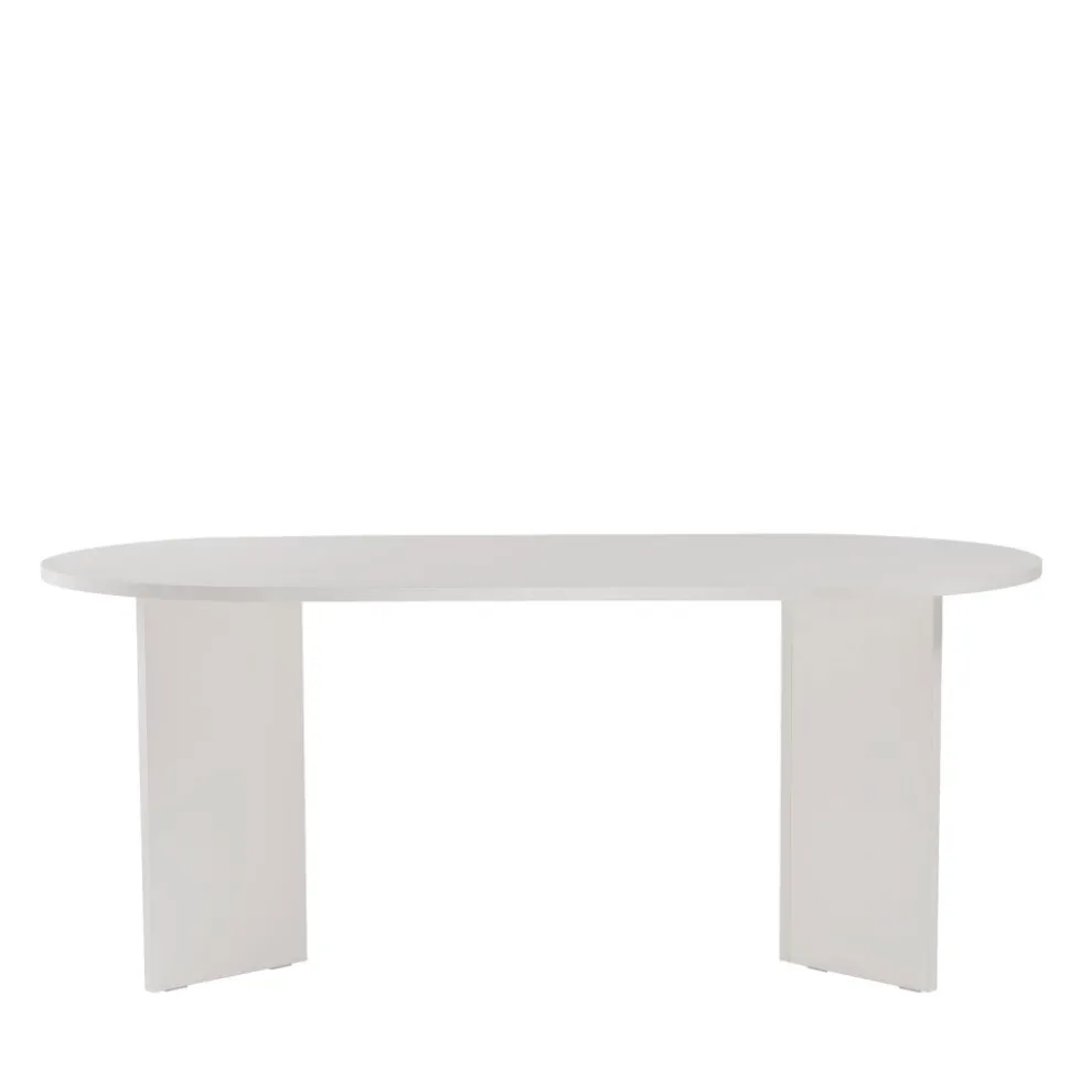 SAM Table à manger 8 personnes ovale en bois