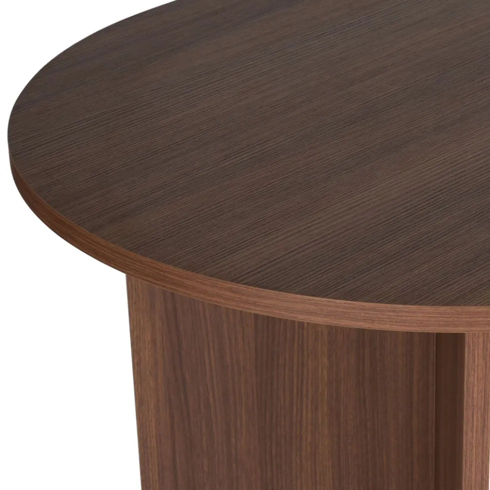 SAM Table à manger 8 personnes ovale en bois