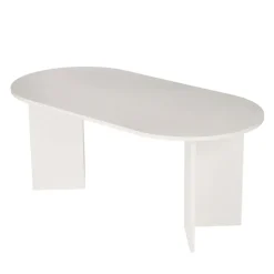 SAM Table à manger 8 personnes ovale en bois