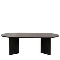 SAM Table basse ovale en bois 119x60cm