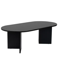 SAM Table basse ovale en bois 119x60cm