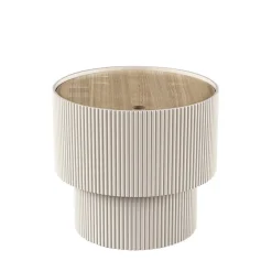 SAND I Table d'appoint avec rangement en bois ø38,5cm