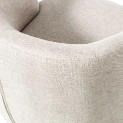 SERRA Fauteuil pivotant design en tissu