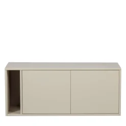 SETTLE DOWN Meuble TV 2 portes en bois L108cm