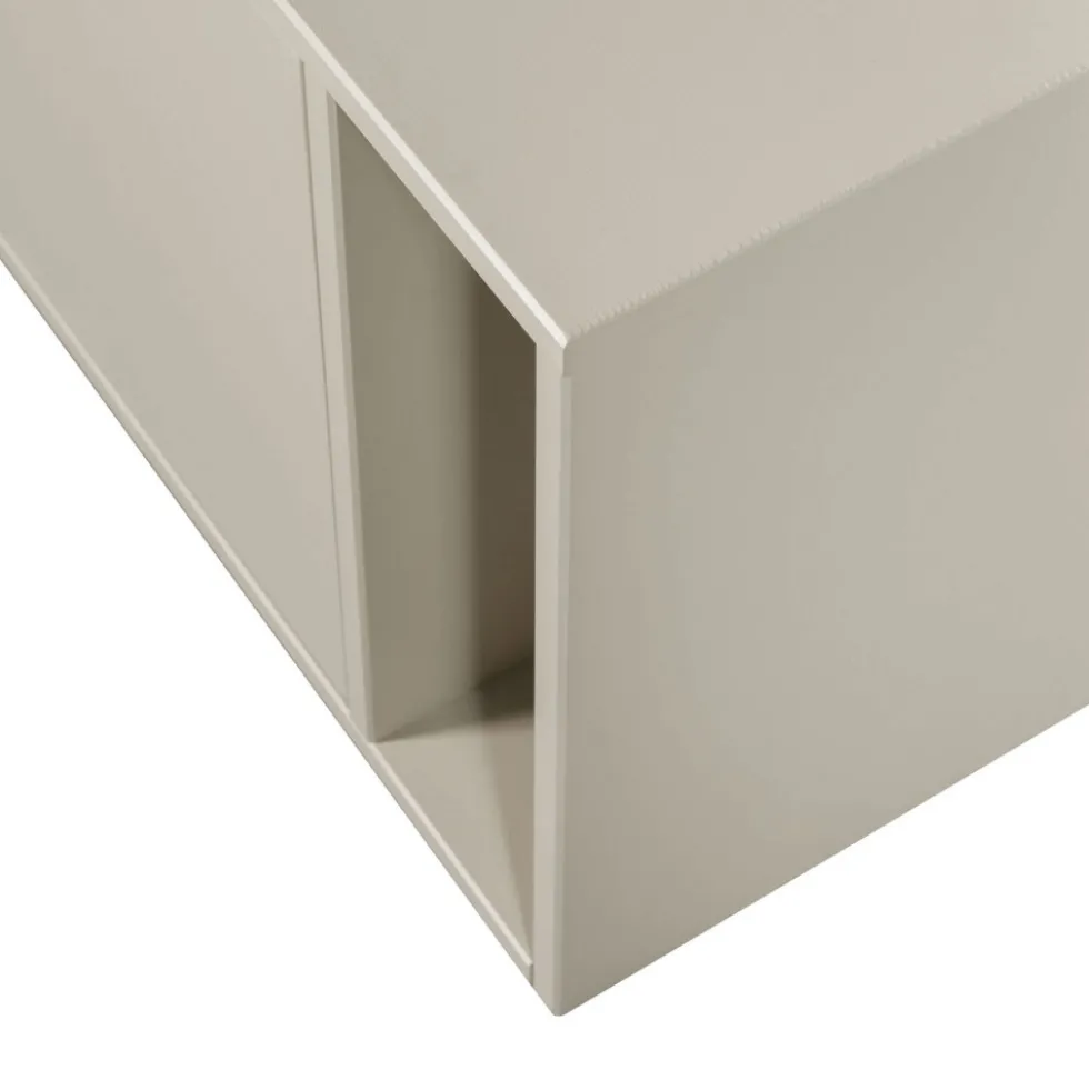SETTLE DOWN Meuble TV 2 portes en bois L108cm