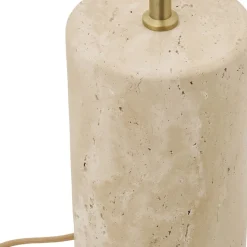 SHEFFIELD Lampadaire en marbre et métal H115cm