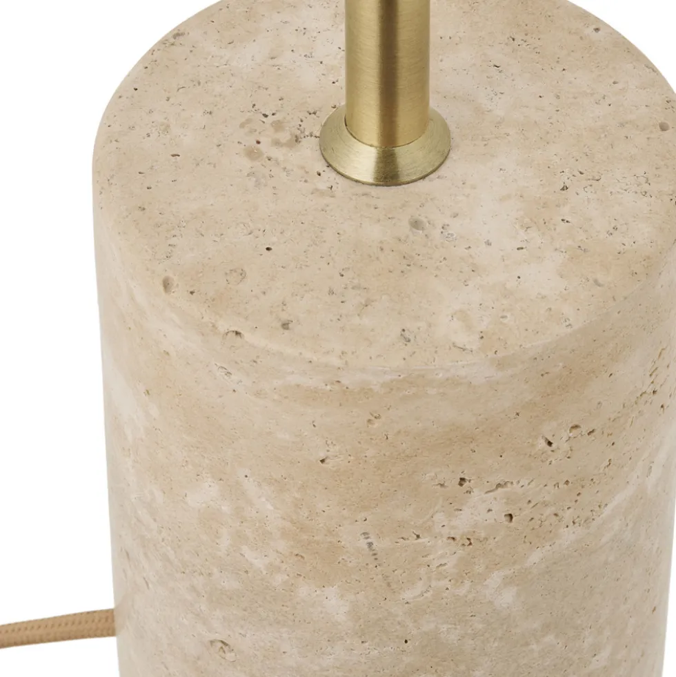 SHEFFIELD Lampe à poser en marbre et métal