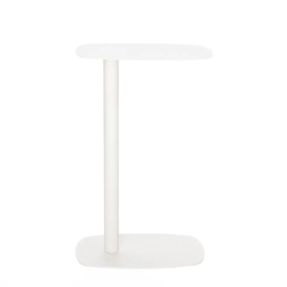 SIDY Table d'appoint en métal H66cm