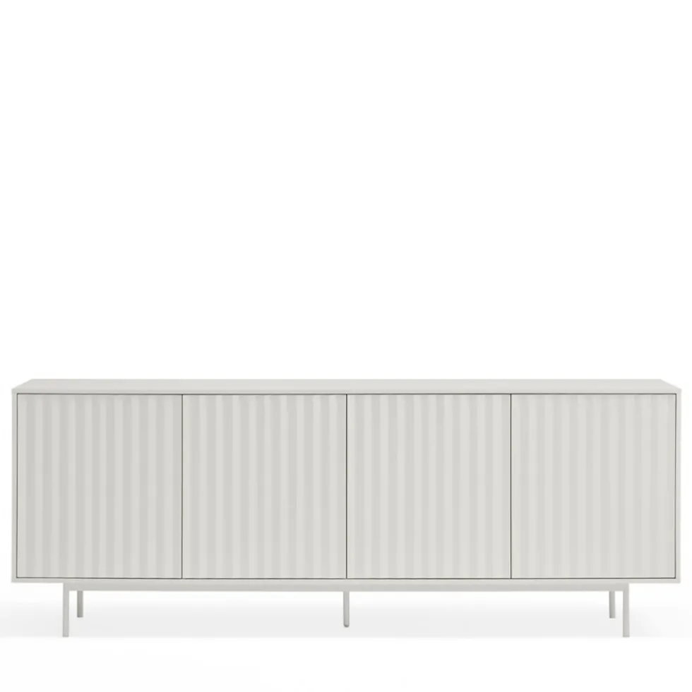 SIERRA Buffet en bois 4 portes 3 tiroirs L211cm