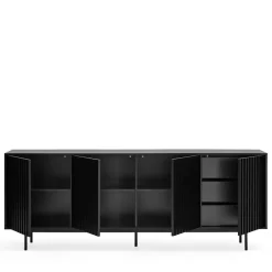 SIERRA Buffet en bois 4 portes 3 tiroirs L211cm