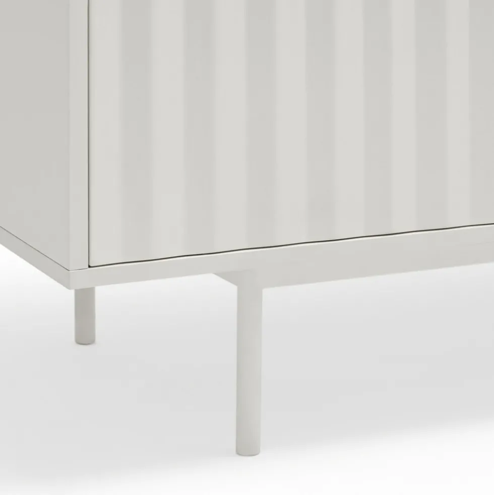 SIERRA Buffet en bois 4 portes 3 tiroirs L211cm
