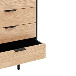 SIERRA Buffet en bois 2 portes 4 tiroirs L159,2cm