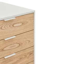SIERRA Buffet en bois 2 portes 4 tiroirs L159,2cm
