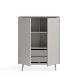 SIERRA Buffet haut en bois 2 portes 2 tiroirs